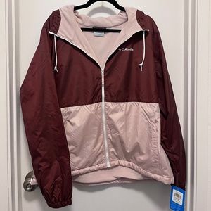Columbia fleece lined windbreaker